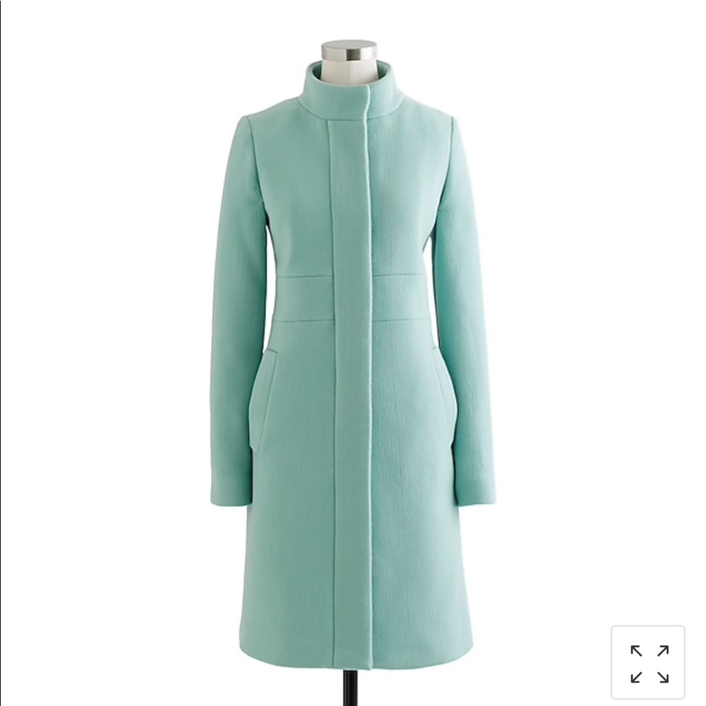 J.CREW double-cloth funnel coat